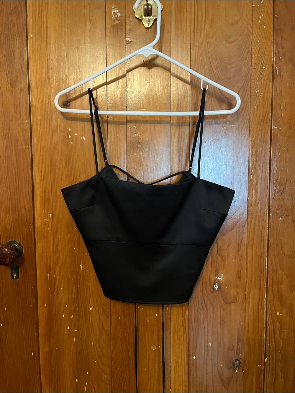 Dynamite Satin Tie Back Tank Size M
